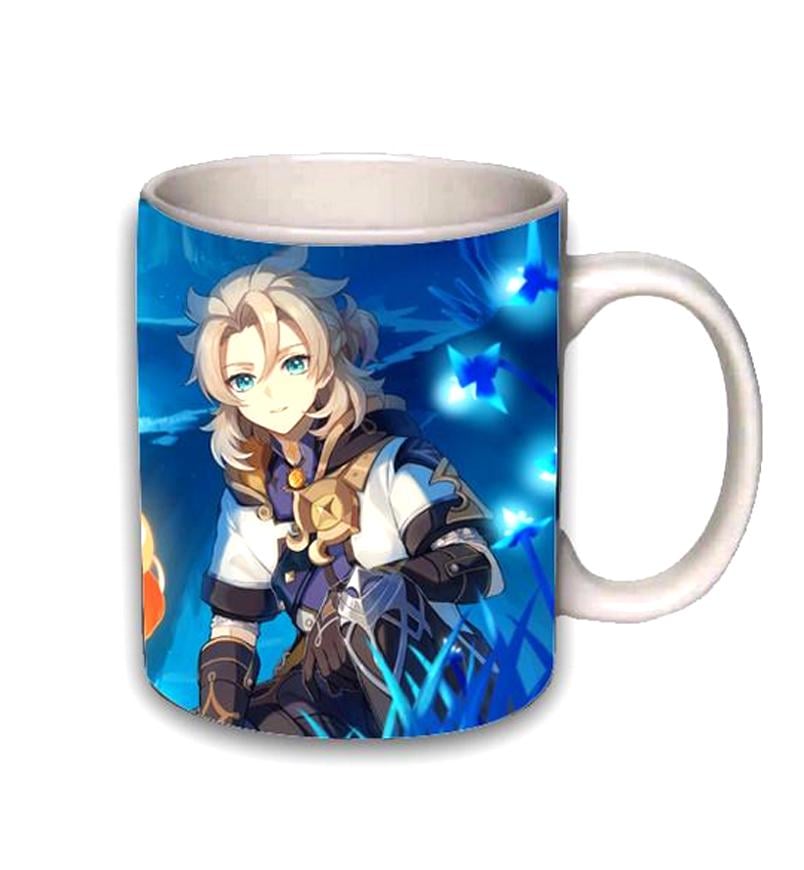 Чашка Альбедо Сахароза Геншин импакт Genshin Impact Белый (z1466)