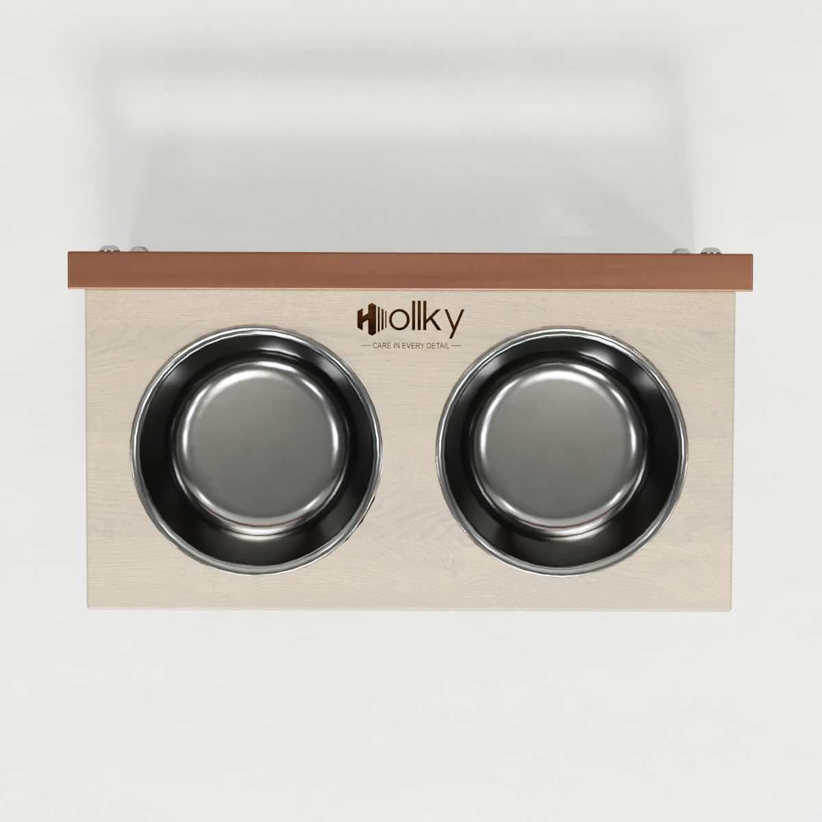 Миски на регулируемой подставке для маленьких собак Hollky Flex S 2х0,45 л (FS-422523-GLWH) - фото 9 Миски на регулируемой подставке для маленьких собак Hollky Flex S 2х0,45 л (FS-422523-GLWH) - фото 9