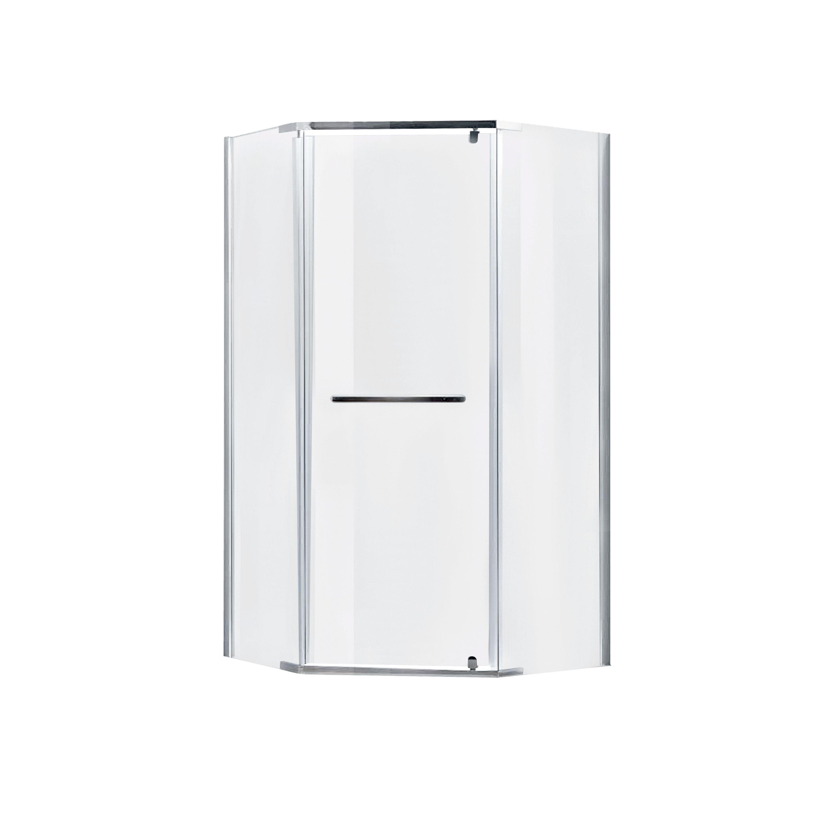 Душевая кабина Lidz Dozorca LDSC9090CRMLOWTR2 92x92x190 см Хром (125784)