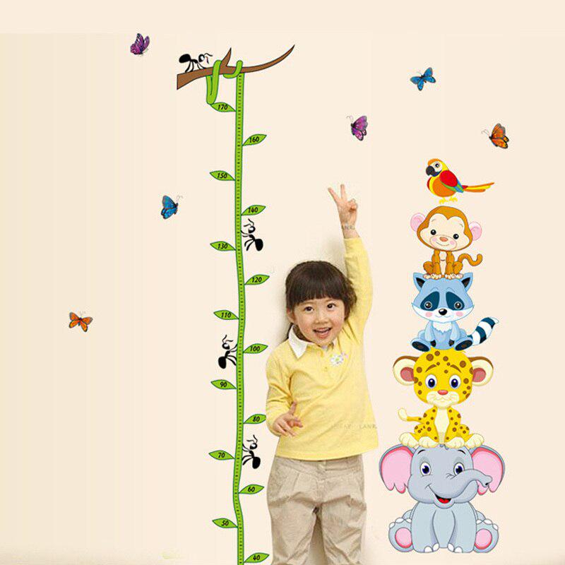 Наклейка детская ростомер на стену Green Life Зоопарк 85х178 см (AY9201) - фото 2 Наклейка детская ростомер на стену Green Life Зоопарк 85х178 см (AY9201) - фото 2