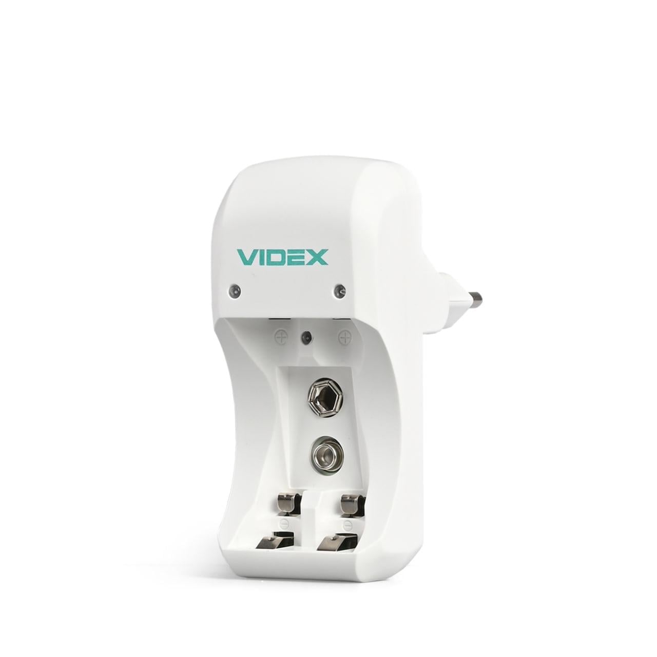 Зарядное устройство сетевое Videx VCH-N201 Крона AA/AAA 150 mAh (000013793)