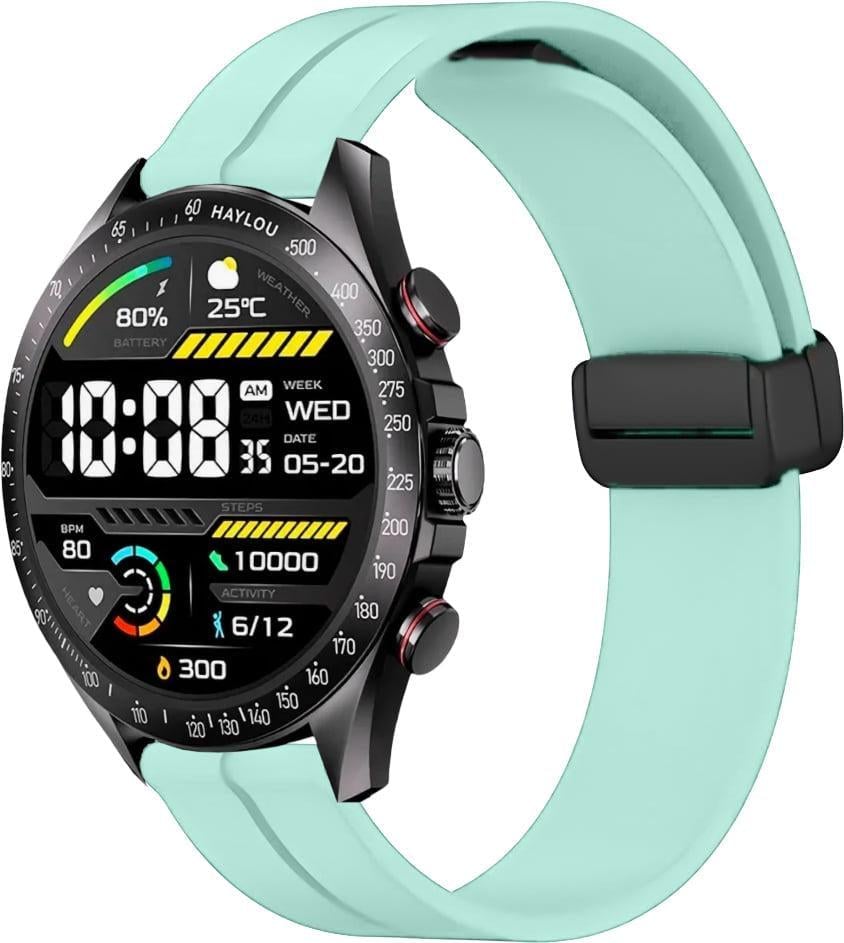 Ремешок для смарт-часов Rysta для Haylou Solar Pro LS18 Turquoise (41864-32)