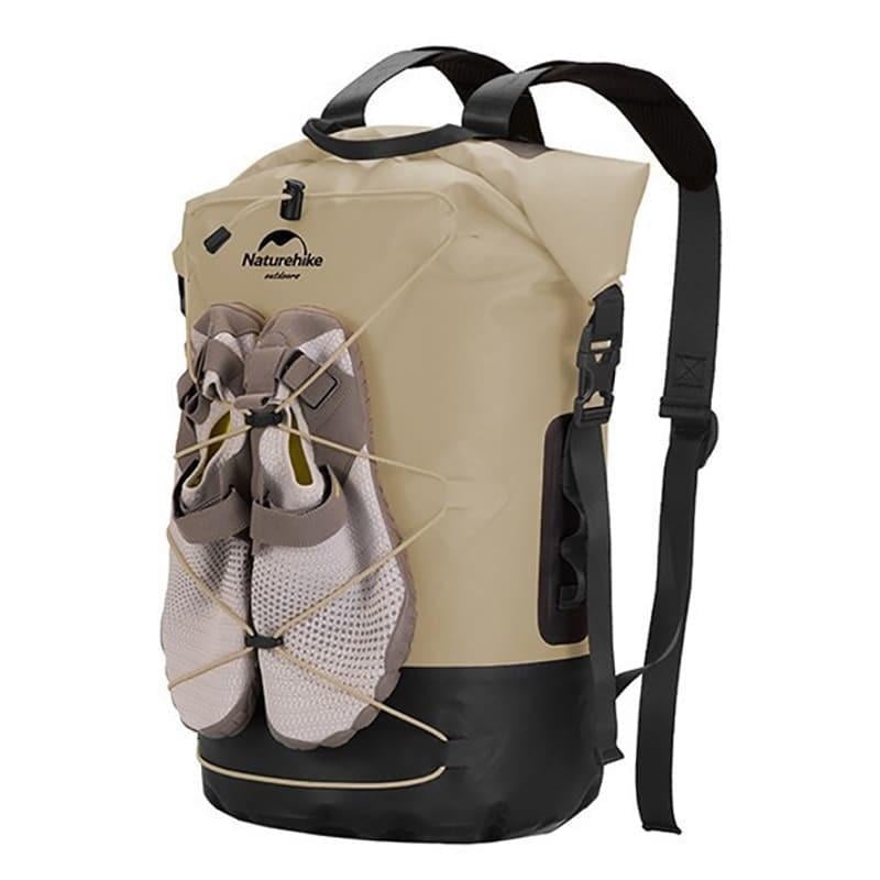 Туристический рюкзак водонепроницаемый Naturehike NH21FSB04 40 л Бежевый (6927595788264)