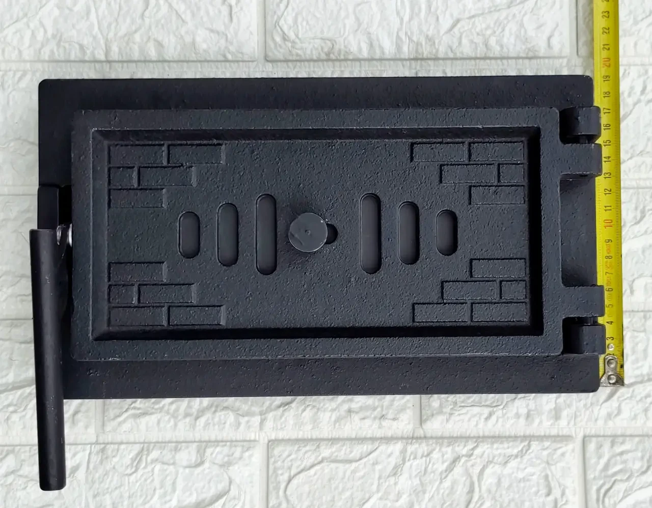 Дверки чавунні для каміна з термостійким склом і регулятором піддуву 42х49 см та піддувальні 19x33 см - фото 9 Дверки чавунні для каміна з термостійким склом і регулятором піддуву 42х49 см та піддувальні 19x33 см - фото 9