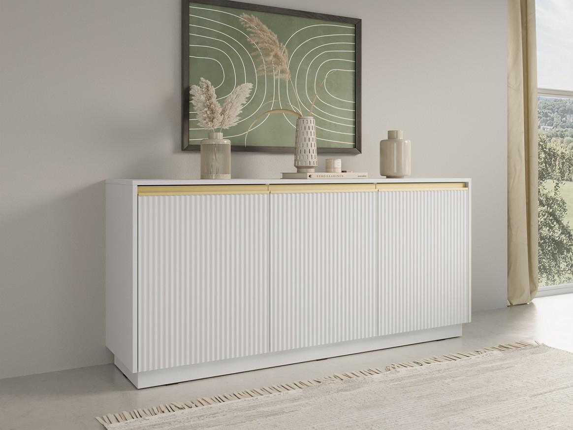 Комод Perfect Home Royal K154 3-дверный Белый (PFH-091292)