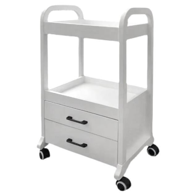 Этажерка для ванной из дерева на колесиках Линтеро Зефир (АБТ-002620)