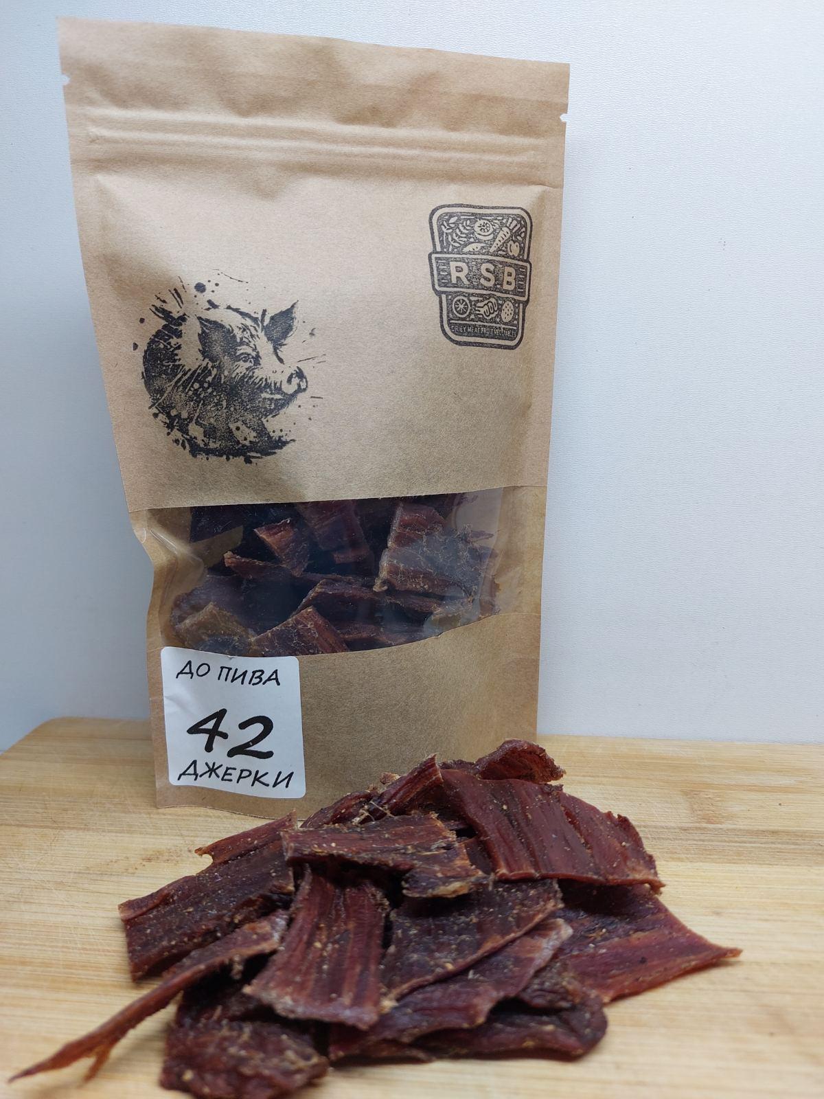 Джерки Страва №42 До пива Свинина сушена (0000000098)