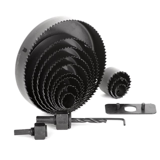 Набір корончатих свердел по деревині 16 шт. 19-127 мм 19/22/29/32/38/44/54/64/76/89/102/127 мм - фото 8 Набір корончатих свердел по деревині 16 шт. 19-127 мм 19/22/29/32/38/44/54/64/76/89/102/127 мм - фото 8