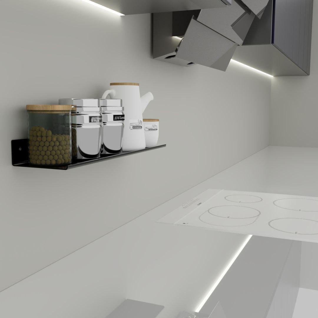 Мыльница стальная настенная 100х100 мм 40х2 мм ПГМ-100 Черный (2560387463/К1303) - фото 3