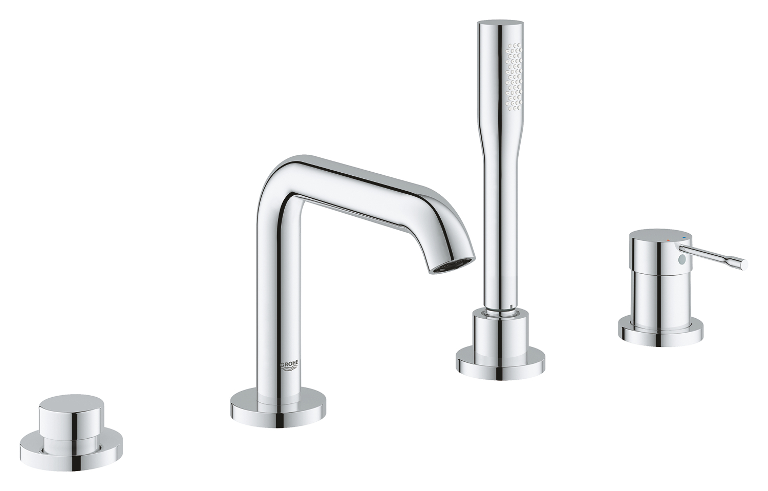 Змішувач на борт ванни Grohe Essence New на 4 отвори (19578001)