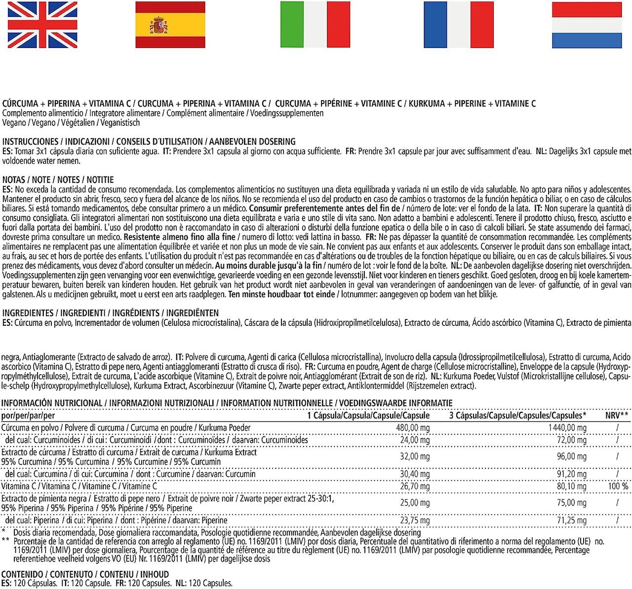 Витамины для иммунитета Vitamaze Куркума/пиперина куркумина/витамина С 120 капс. (50090567) - фото 6 Витамины для иммунитета Vitamaze Куркума/пиперина куркумина/витамина С 120 капс. (50090567) - фото 6