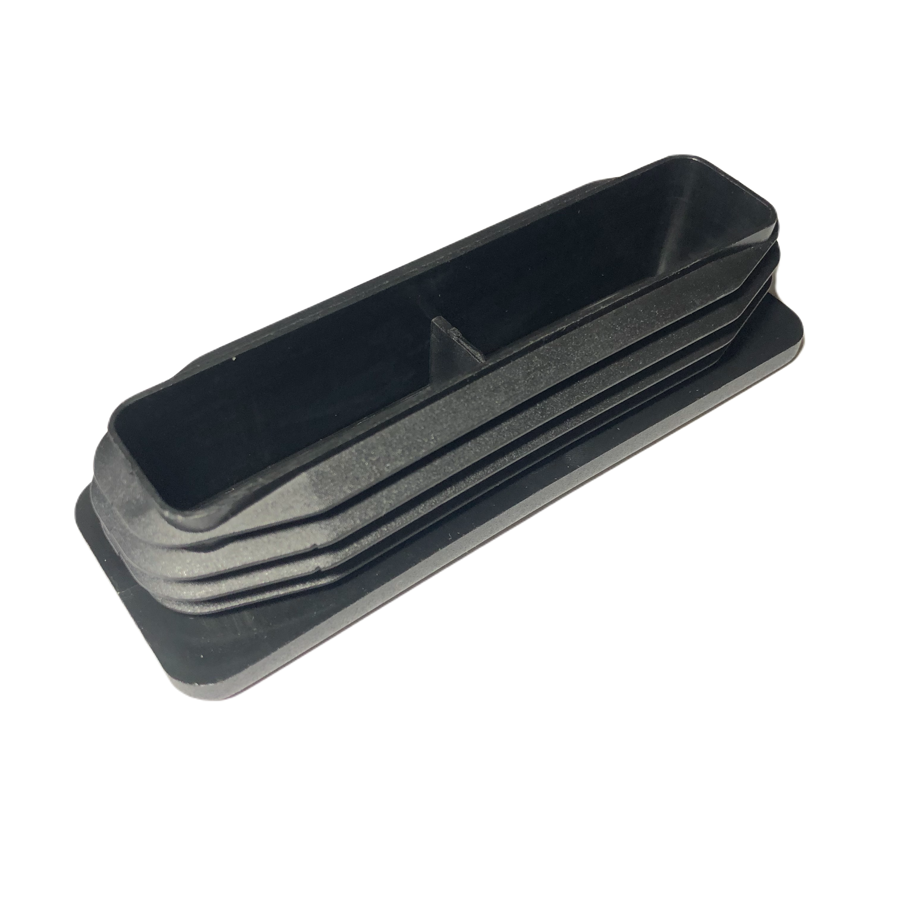 ПряЗаглушка прямокутна внутрішня 100х30 мм 1 шт. Чорний (RGI-100X30-BLK-107) - фото 2