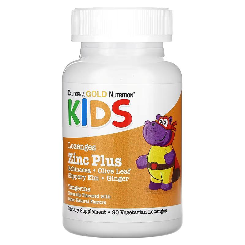 Цинк California Gold Nutrition Zinc Plus Lozenge 90 пастилок Цинк California Gold Nutrition Zinc Plus Lozenge 90 пастилок
