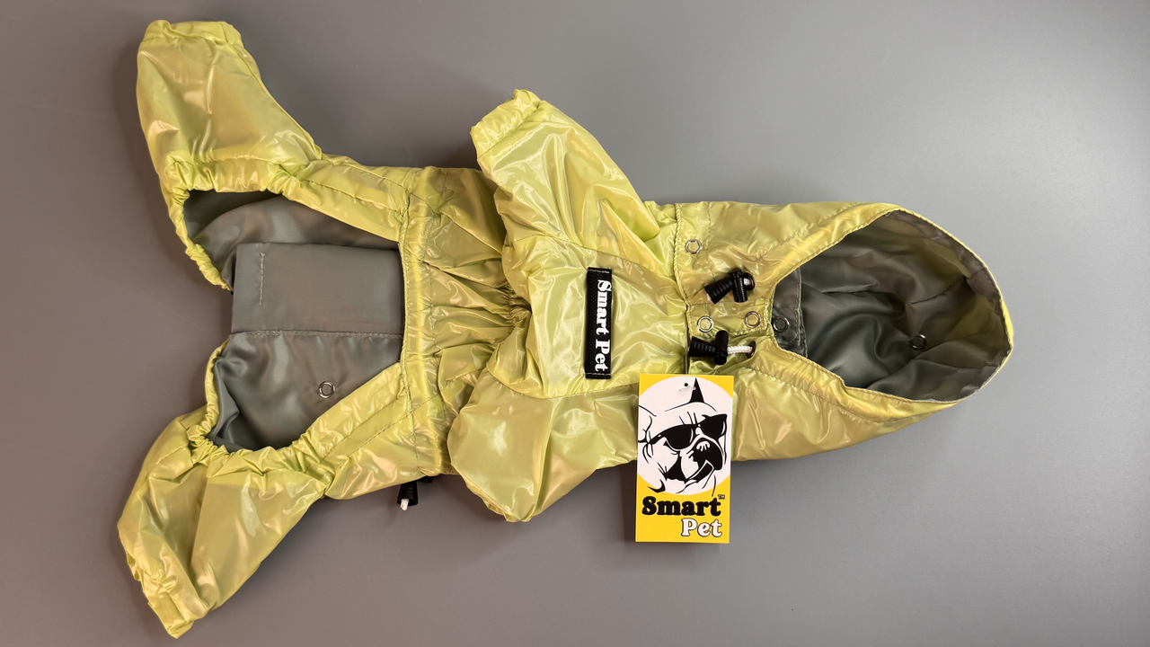 Дощовик для собак Freshie на блискавці з утяжками XS3 (8568)