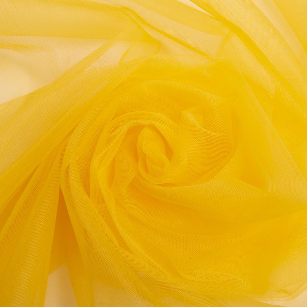 Тканина фатин V-H18 євро 3,0 м Жовтий (23698) - фото 1 Тканина фатин V-H18 євро 3,0 м Жовтий (23698) - фото 1