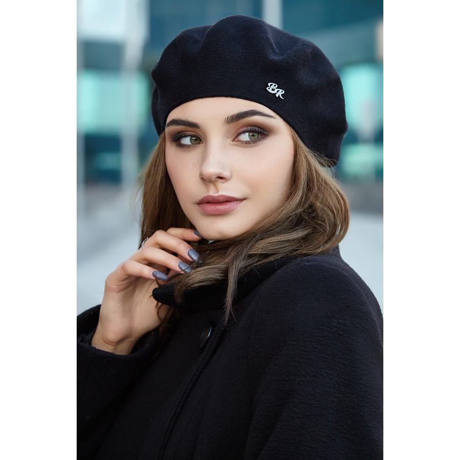 Берет двойной женский Braxton 5119 one size Черный