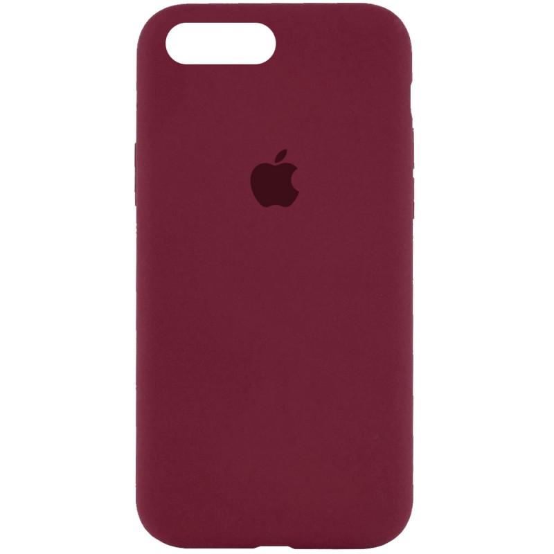 Противоударный чехол Silicone Case Full Protective AA для Apple iPhone 7 plus/8 plus 5.5" Бордовый/Plum