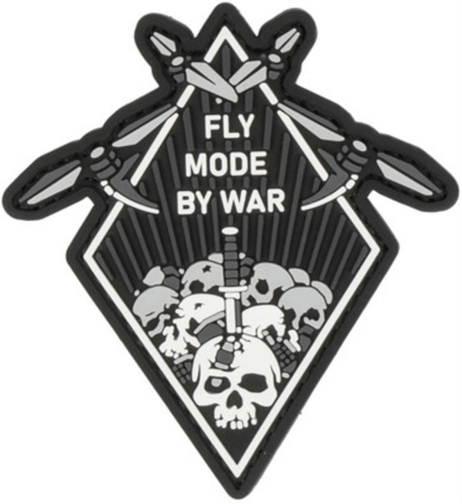 Патч FLY MODE BY WAR Черно-белый (PATCH-0113) Патч FLY MODE BY WAR Черно-белый (PATCH-0113)