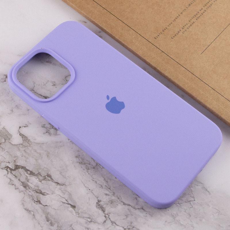 Силиконовый Чехол Накладка Silicone Case для iPhone 14 Plus Сиреневый - фото 3