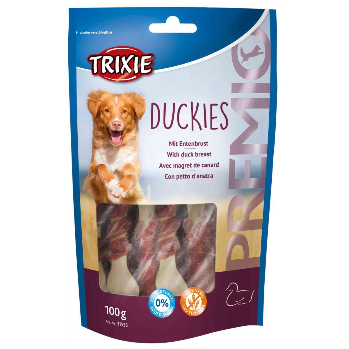 Лакомство для собак Trixie Premio Duckies Кальциевые косточки с уткой 100 г (1887404774)