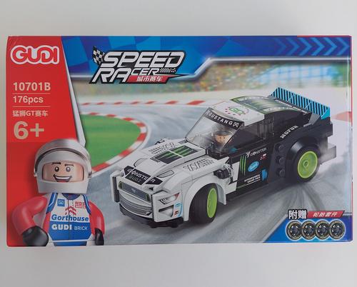 Конструктор гоночная машина спорткар (10701B)