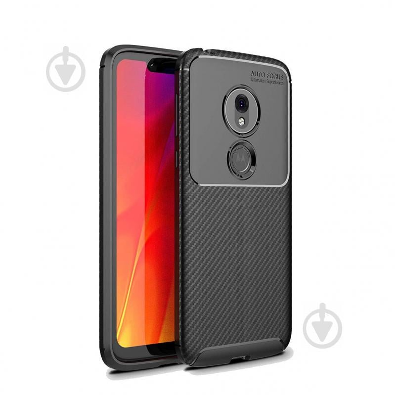 Чохол Carbon Case Motorola G7 Play Чорний (hub_JwyF73553)