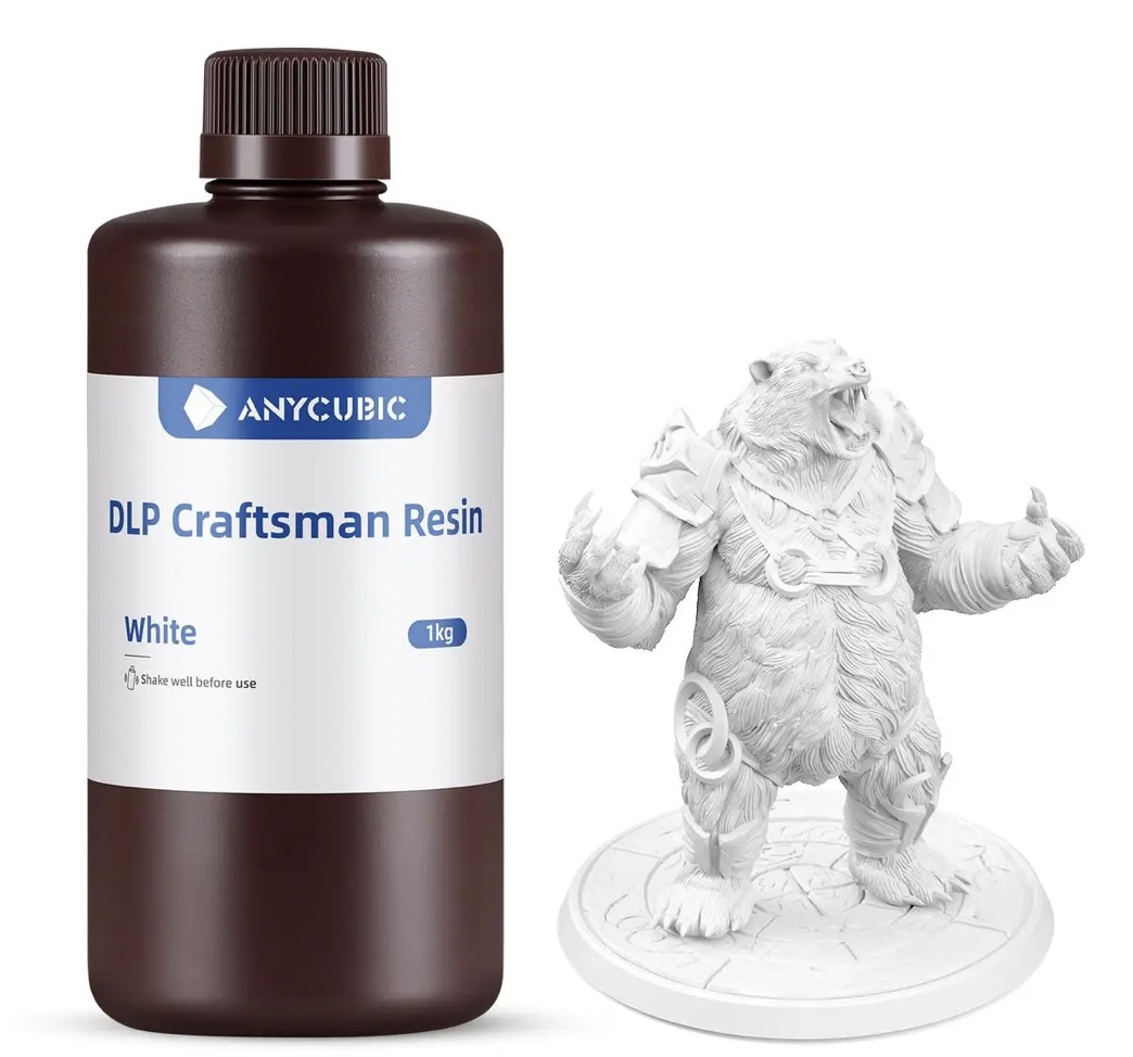 Фотополімерна смола DLP Anycubic Craftsman White (SDHLWH-104C)