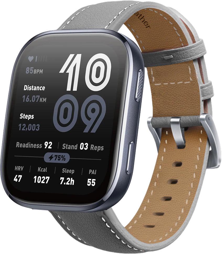 Ремешок кожаный Folsa для Amazfit Bip 6 Grey (40520-33) Ремешок кожаный Folsa для Amazfit Bip 6 Grey (40520-33)