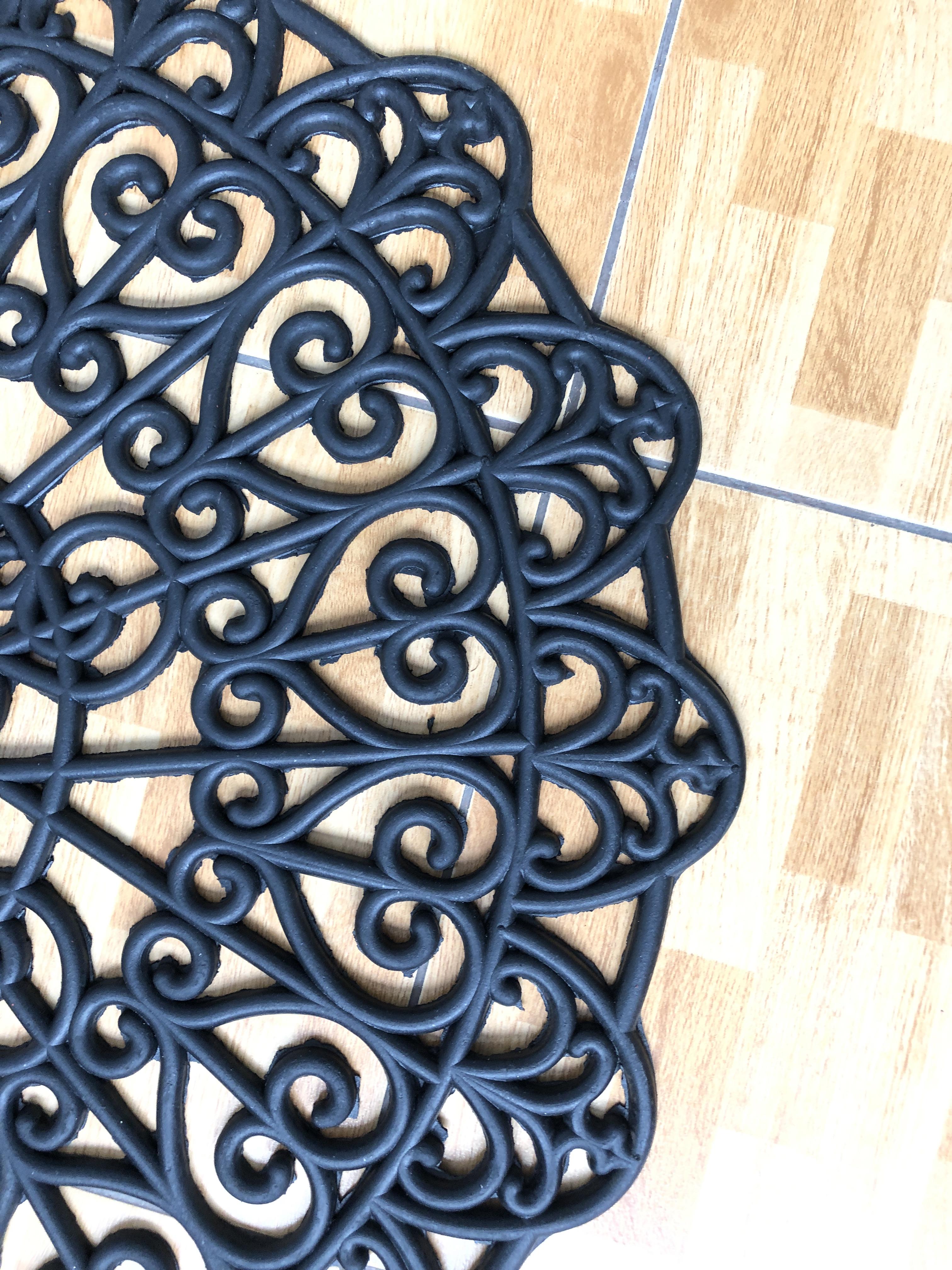 Килимок на поріг Ніцца гумовий ажурний 450х750 мм - фото 3 Килимок на поріг Ніцца гумовий ажурний 450х750 мм - фото 3