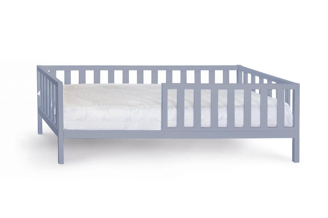 Кровать деревянная Злата со съемным бортиком 80x190 см Серый - фото 1 Кровать деревянная Злата со съемным бортиком 80x190 см Серый - фото 1