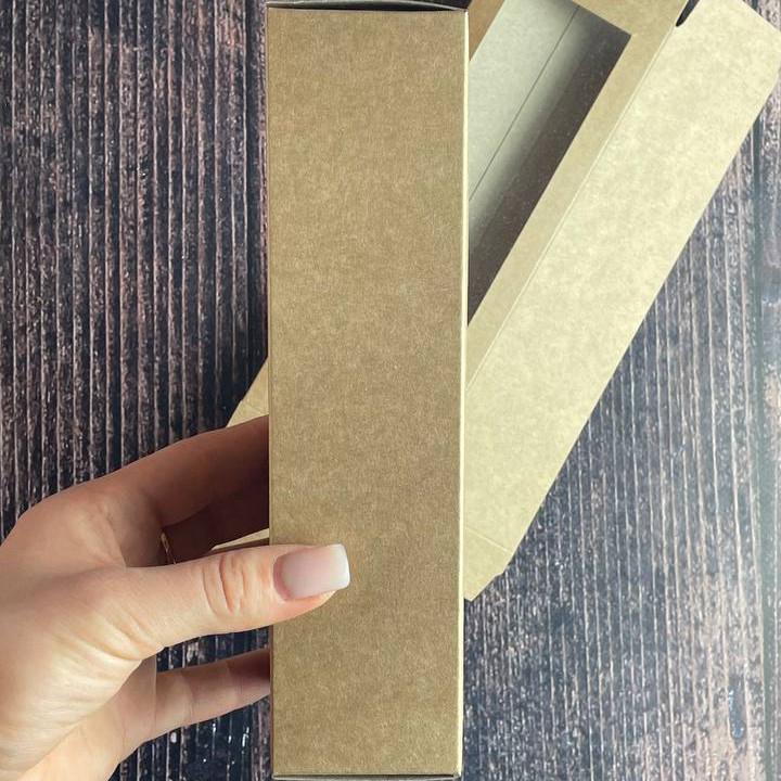 Коробка самозбірна з віконцем 205х72х52 мм (1349) - фото 3