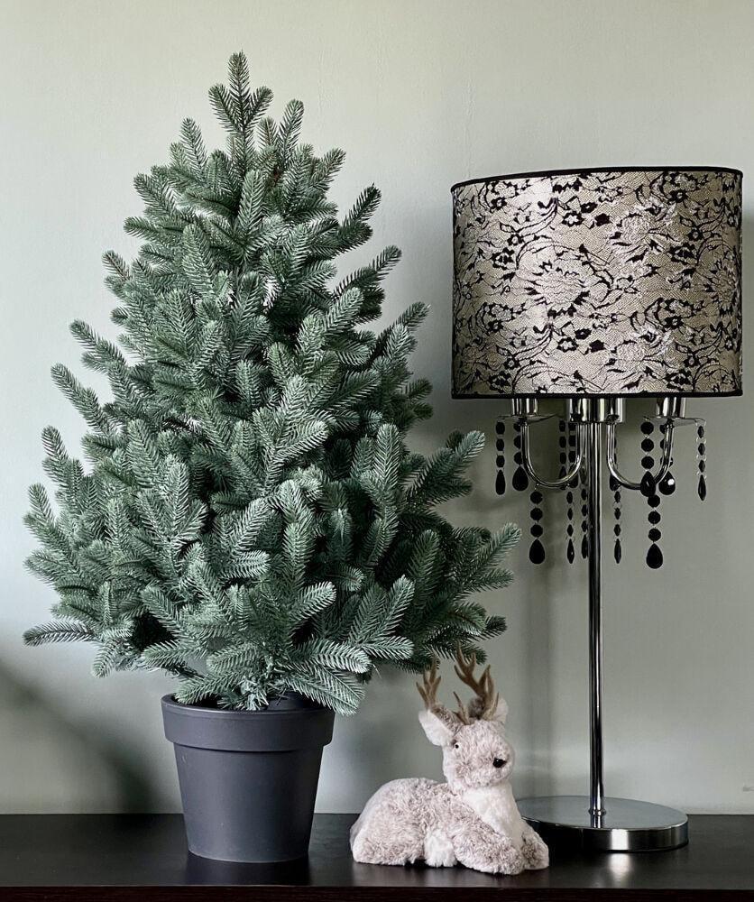 Ялинка лита Traditional в горщику 90 см Блакитний (215N/90/B)