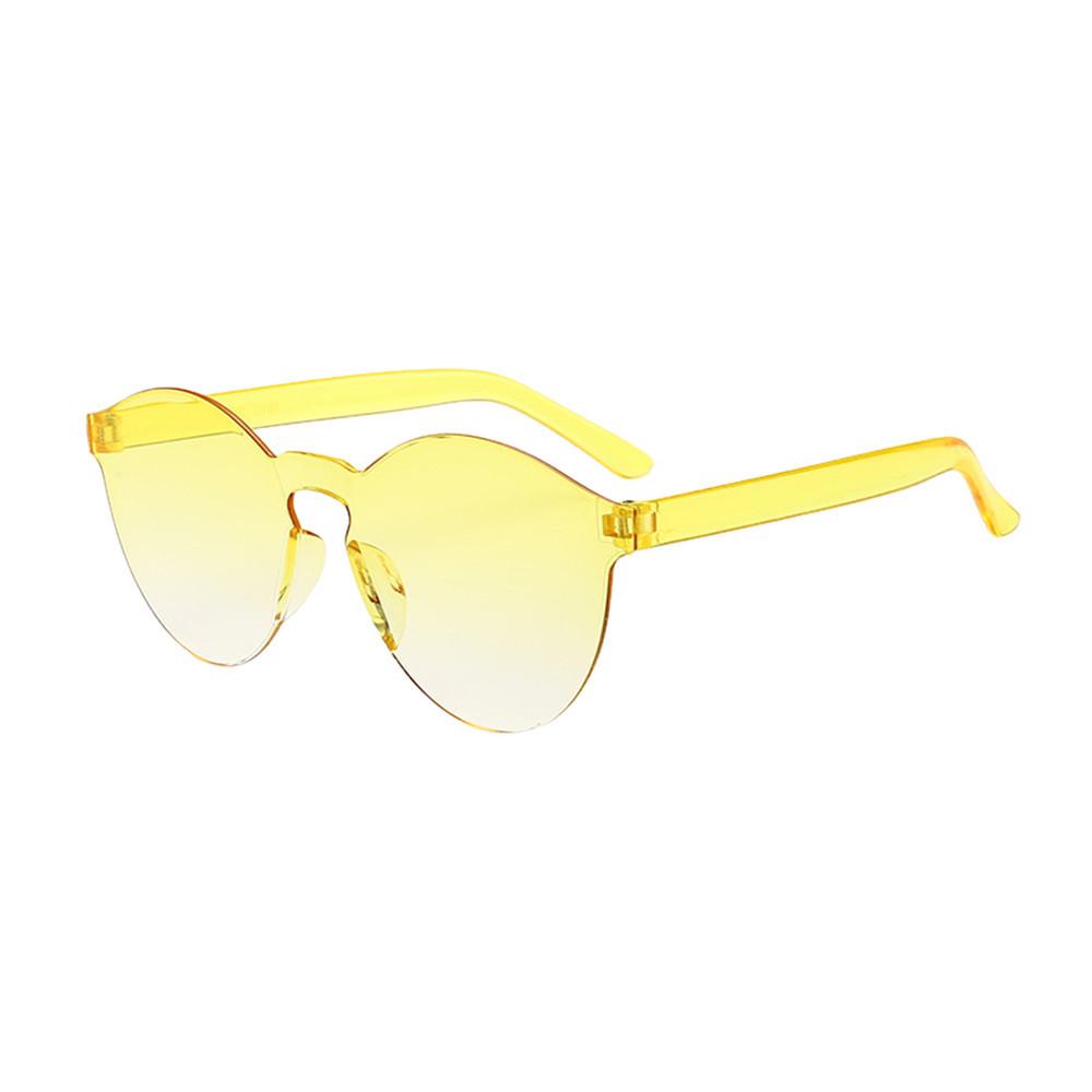 Солнцезащитные очки безоправные Желтый градиент