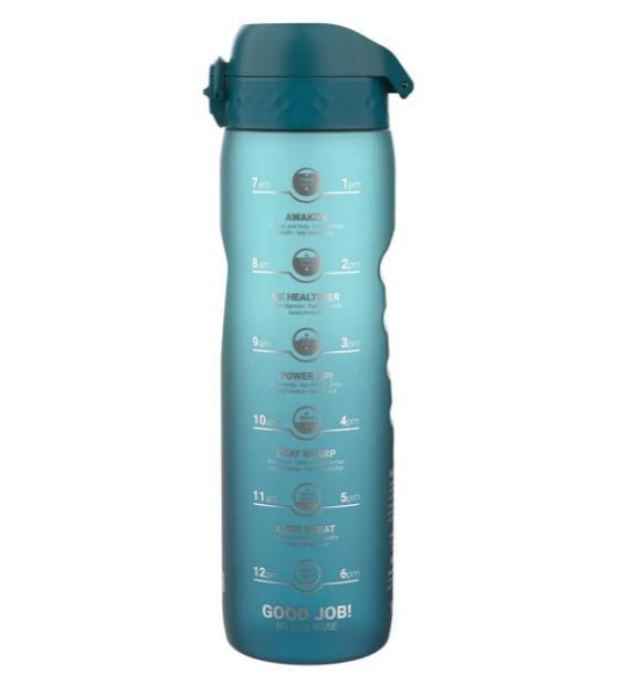 Бутылка для воды ION8 BPA Free Times To Drink 1000 мл Teal & Blue (I8RF1000PTBMOT) Бутылка для воды ION8 BPA Free Times To Drink 1000 мл Teal & Blue (I8RF1000PTBMOT)