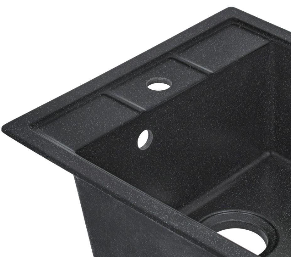 Кухонная мойка Lidz 460х515/200 BLA-03 (LIDZBLA03460515200) - фото 5 Кухонная мойка Lidz 460х515/200 BLA-03 (LIDZBLA03460515200) - фото 5