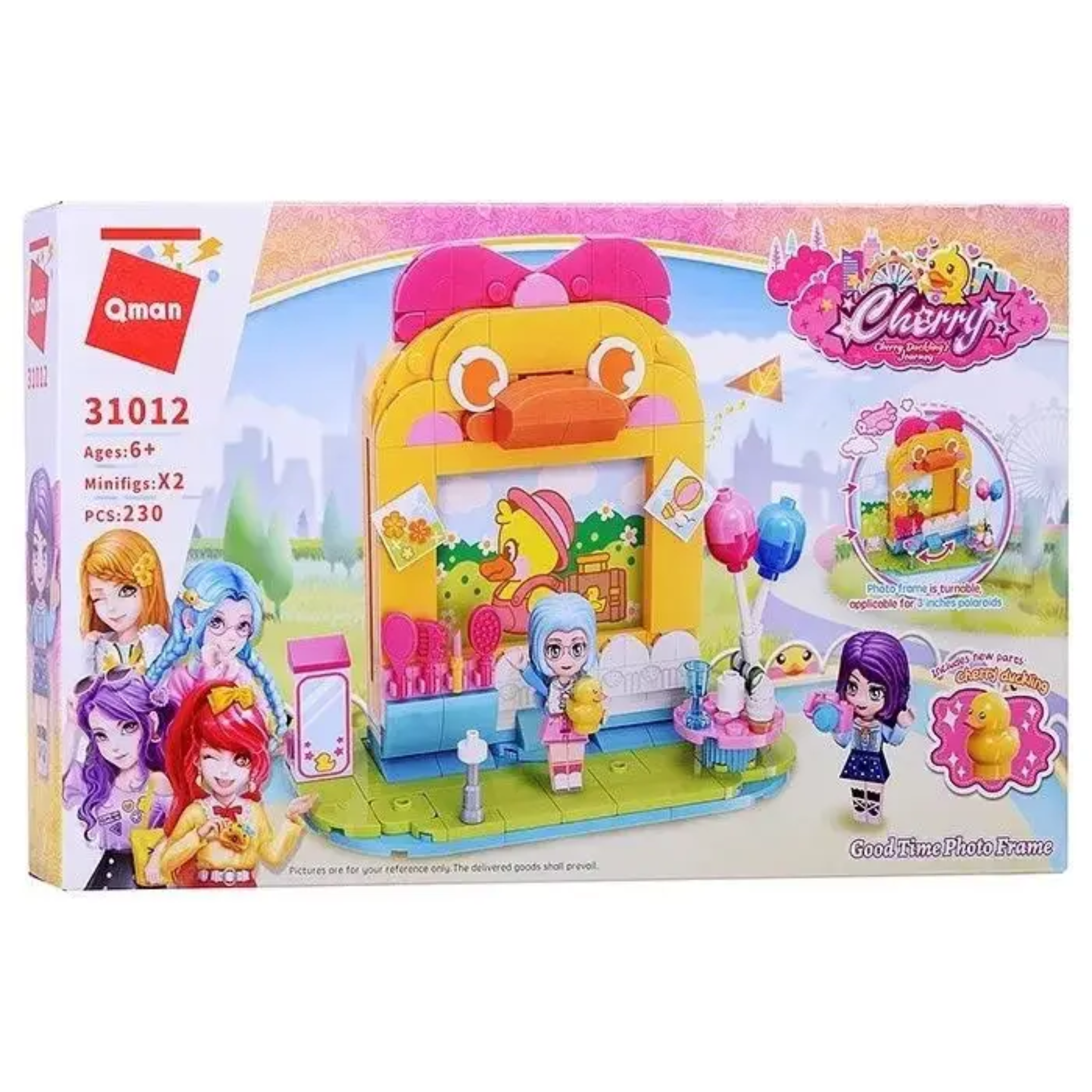 Конструктор Qman 31012 Фотозона 230 деталей 2 фигурки (31012)