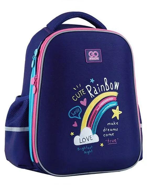 Школьный рюкзак полукаркасный GoPack Education GO24-165M-1 Cute Rainbow с ортопедической спинкой (994330)