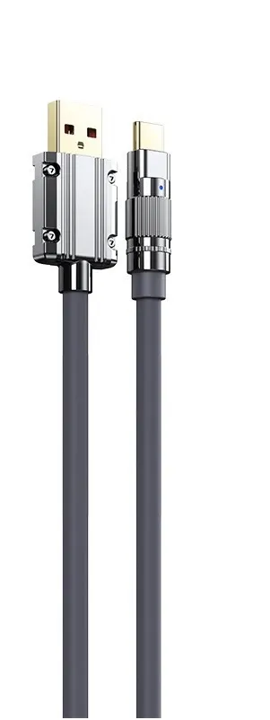 Кабель Remax RC-C052 USB Type-C Bosu Series 1,2 м Серый (6954851206941)