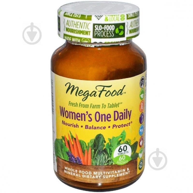 Мультивитамины для женщин Women’s One Daily MegaFood 60 таблеток