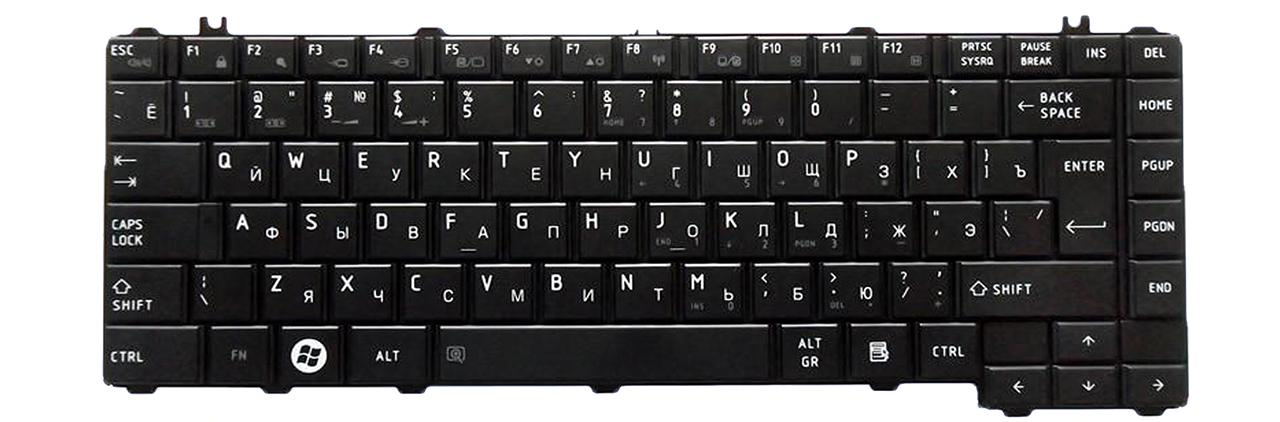Клавіатура для ноутбука TOSHIBA Satellite C640 матовий (9Z.N4VGV.00R)