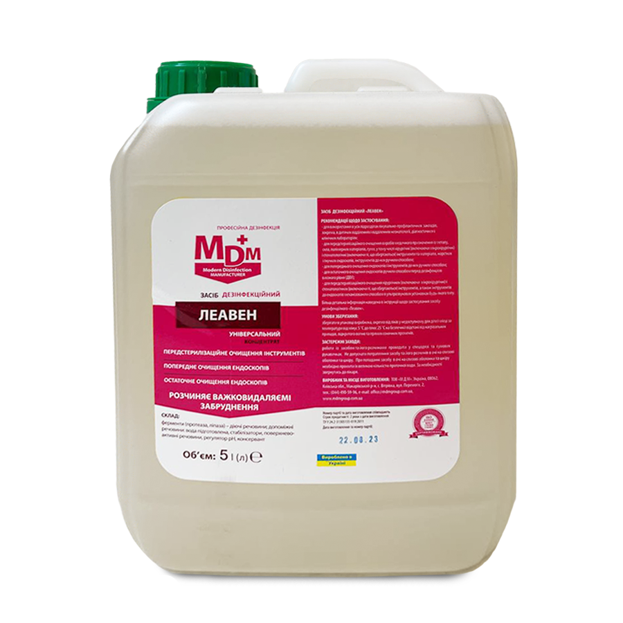 Средство дезинфекционное MDM Леавен 5 л