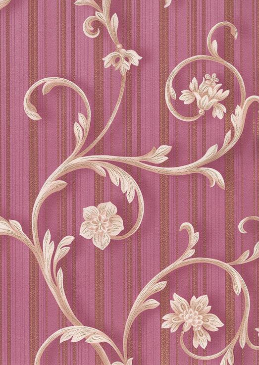 Обои тисненные Эксклюзив Люкс на бумажной основе 0,53х10,05 м Бордо (020-10)