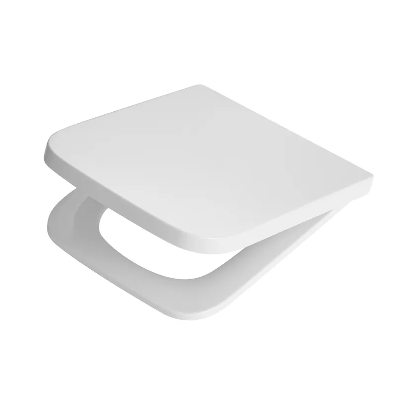 Сидение-крышка для унитаза MIXXUS Premium SEAT COVER QUADRO-2005 дюропласт 430х345х30 мм (MP6688)