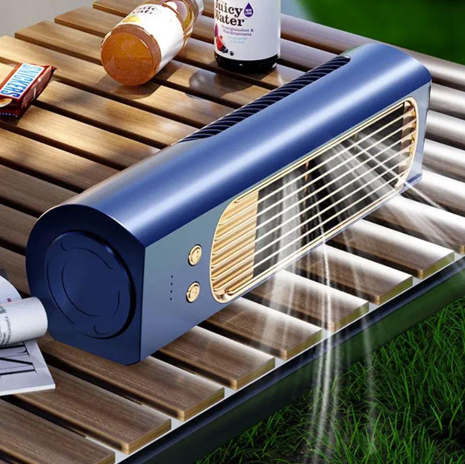 Вентилятор настольный на аккумуляторе Синий (LY-624) - фото 7 Вентилятор настольный на аккумуляторе Синий (LY-624) - фото 7