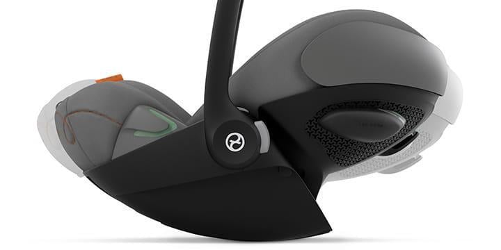 Автокресло Cybex Cloud Gi-Size Plus группа 0+ 0-13 кг Moon Black (4063846431144) - фото 9