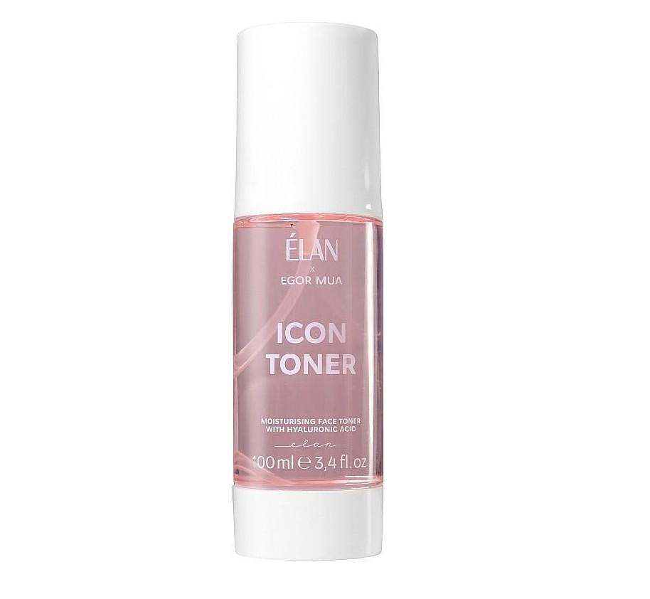 Тонік для обличчя ICON TONER Elan зволожувальний з гіалуроновою кислотою (011257)