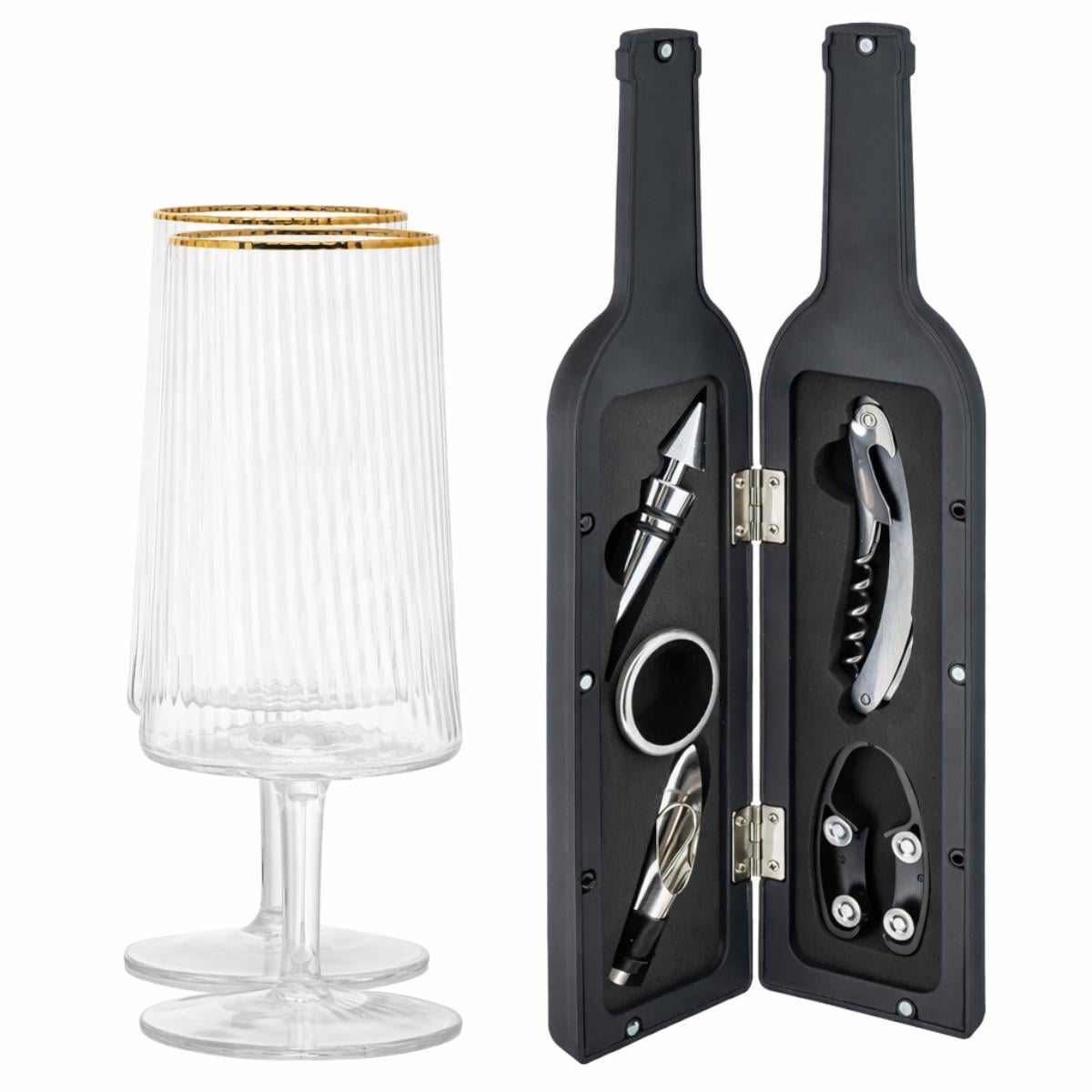 Набор сомелье для вина KITUA 5 предметов и 2 бокала 400 мл