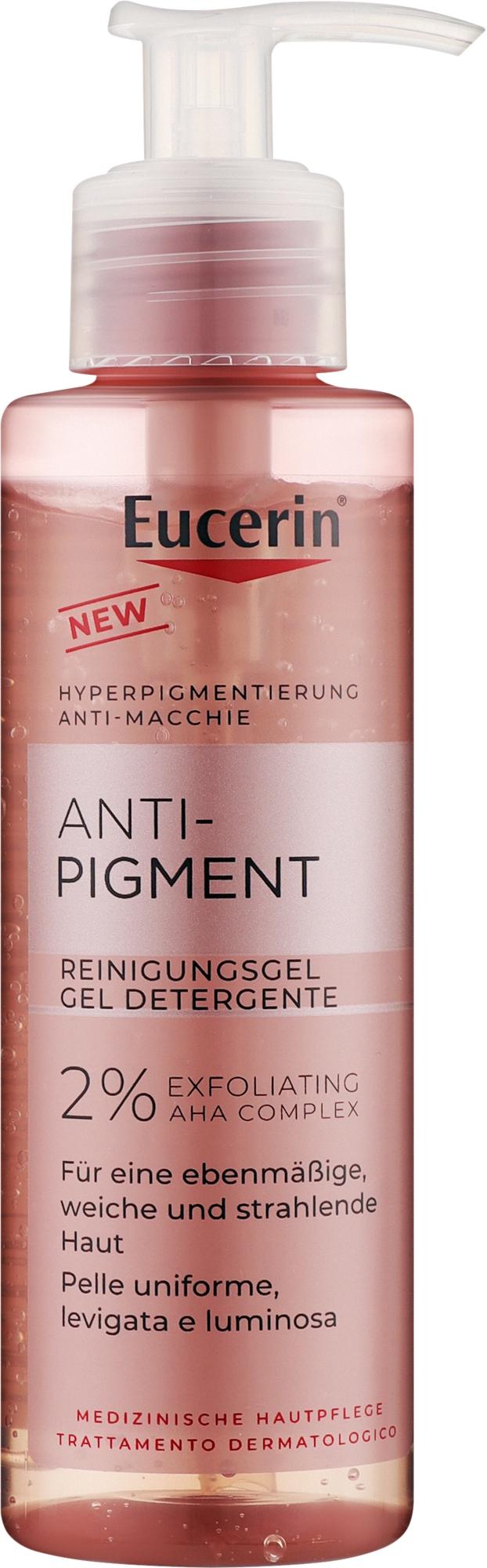Гель для лица Eucerin Anti-Pigment антипигментный очищающий 200 мл