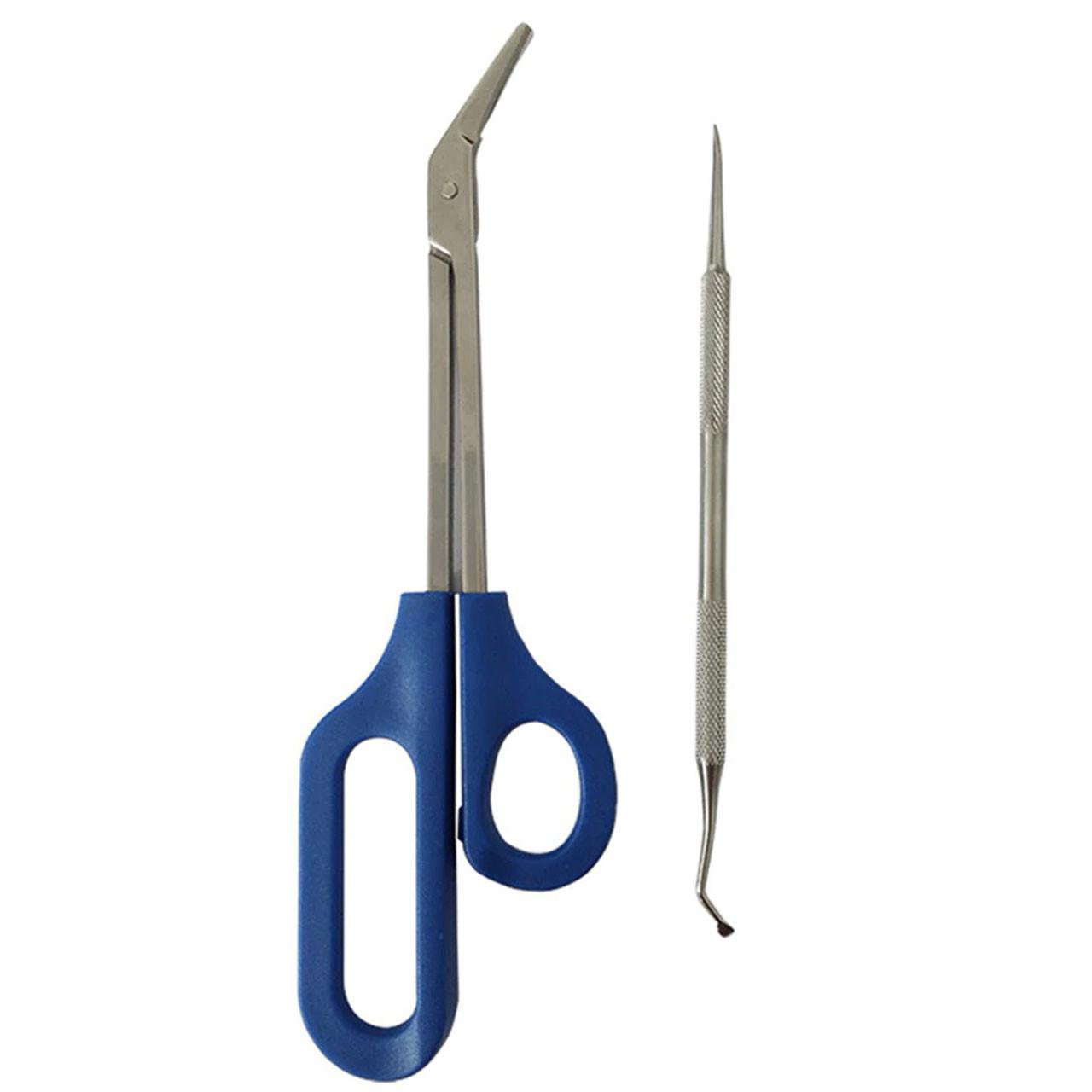 Набор для педикюра Lesko ножницы с кюреткой двухсторонней 2 ед. (4679473)