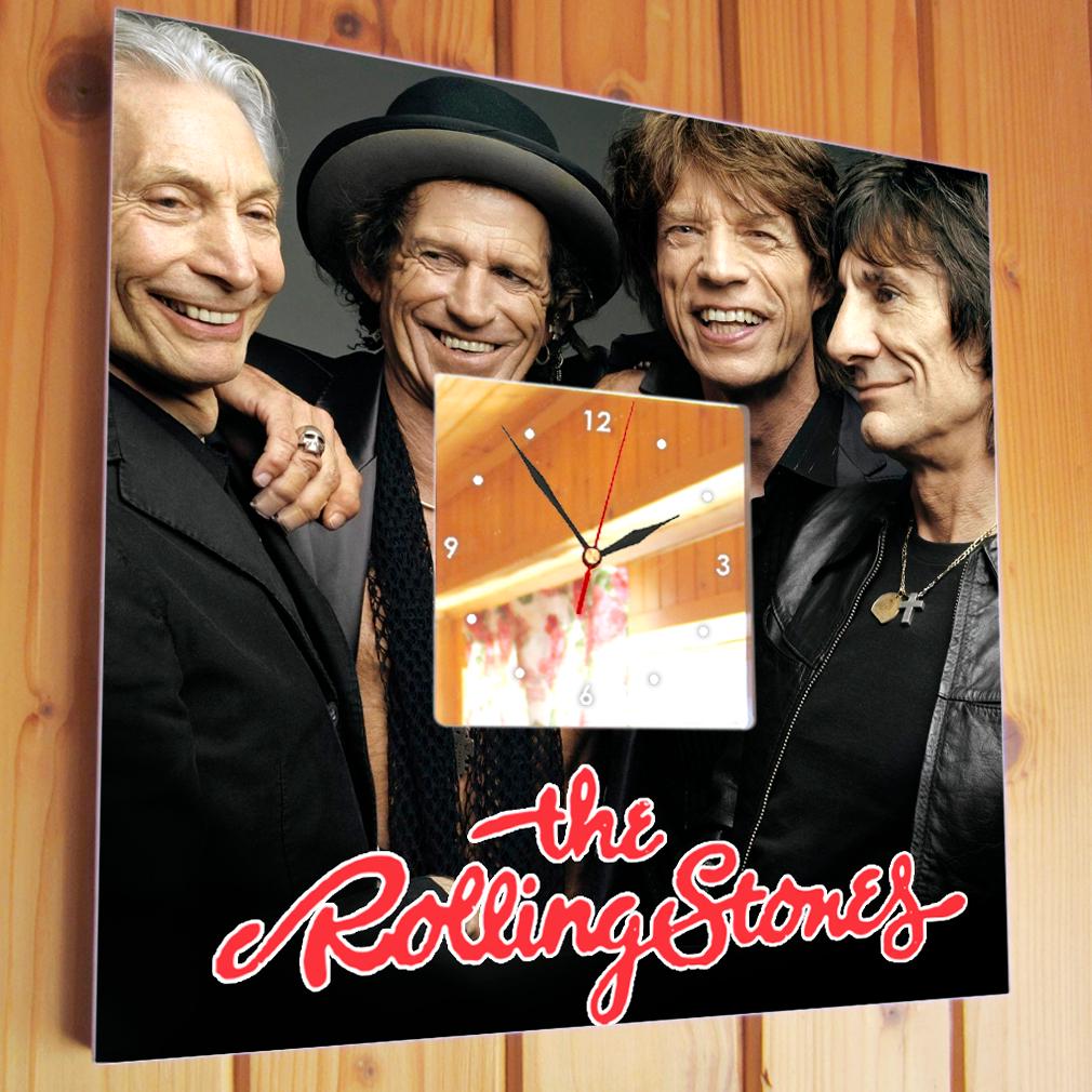 Годинник настінний Гурт "The Rolling Stones" 260x260 мм (C00876) - фото 2